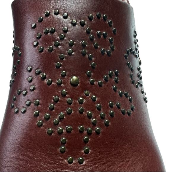 Ariat Leather Studded Clog Mules 9.5 B 21262 Strathmore Western Academia Casual - Picture 6 of 14